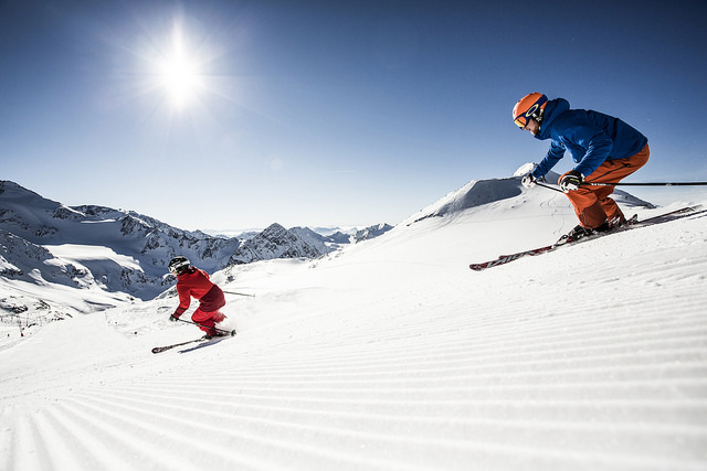 Verdienst eines Skifahrers